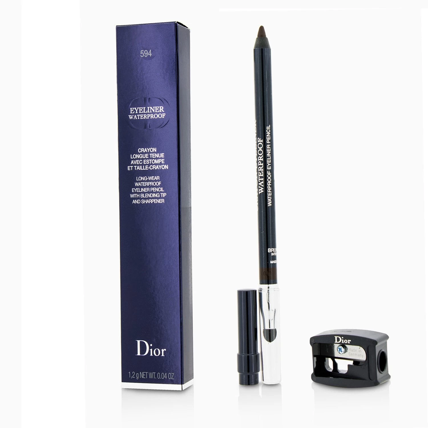 Christian Dior Eyeliner Waterproof - # 594 Intense Brown 1.2g/0.04oz - Image 6