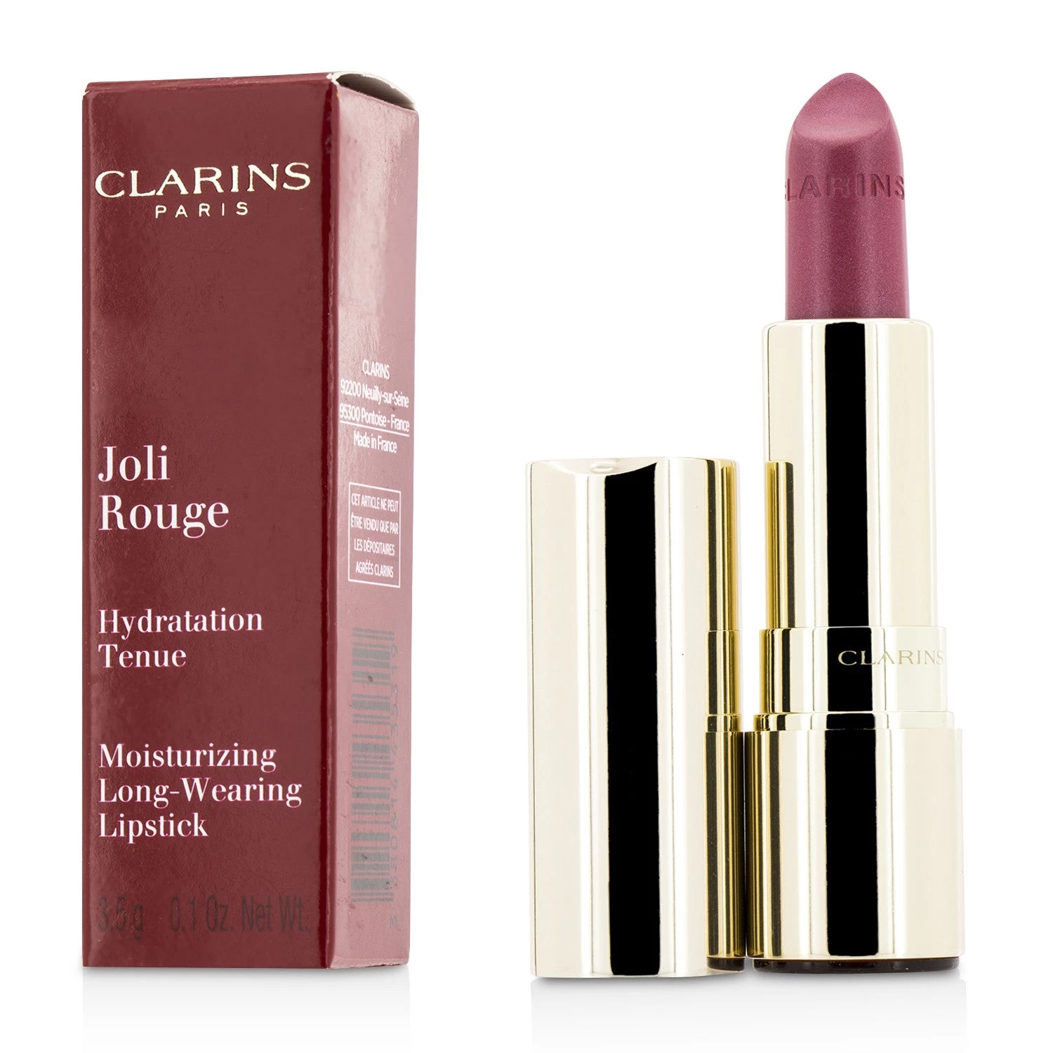 Clarins Joli Rouge (Long Wearing Moisturizing Lipstick) - # 744 Soft Plum 3.5g/0.1oz - Image 20