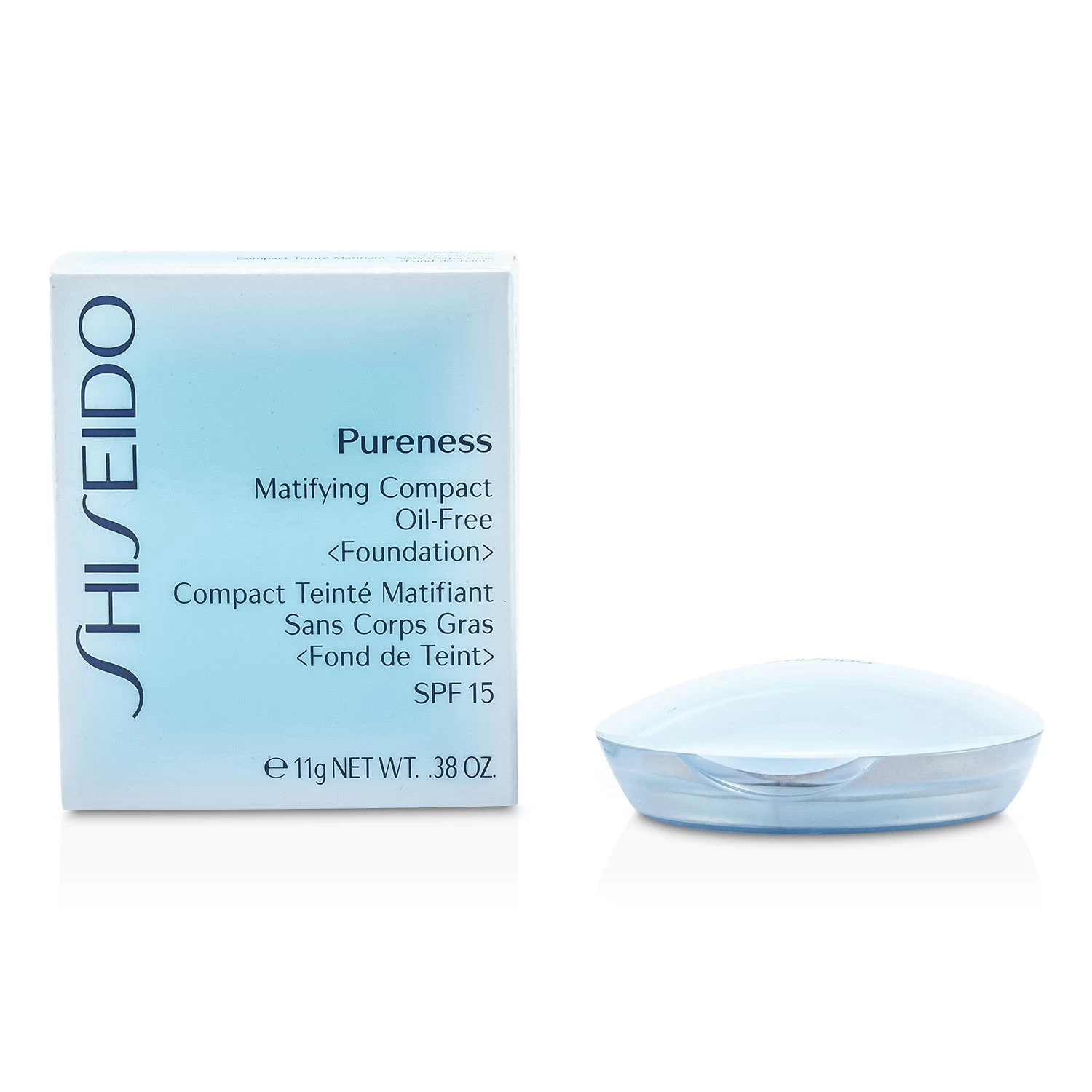 Shiseido Pureness Matifying Compact Oil Free Foundation SPF15 (Case + Refill) - # 30 Natural Ivory 11g/0.38oz - Image 13