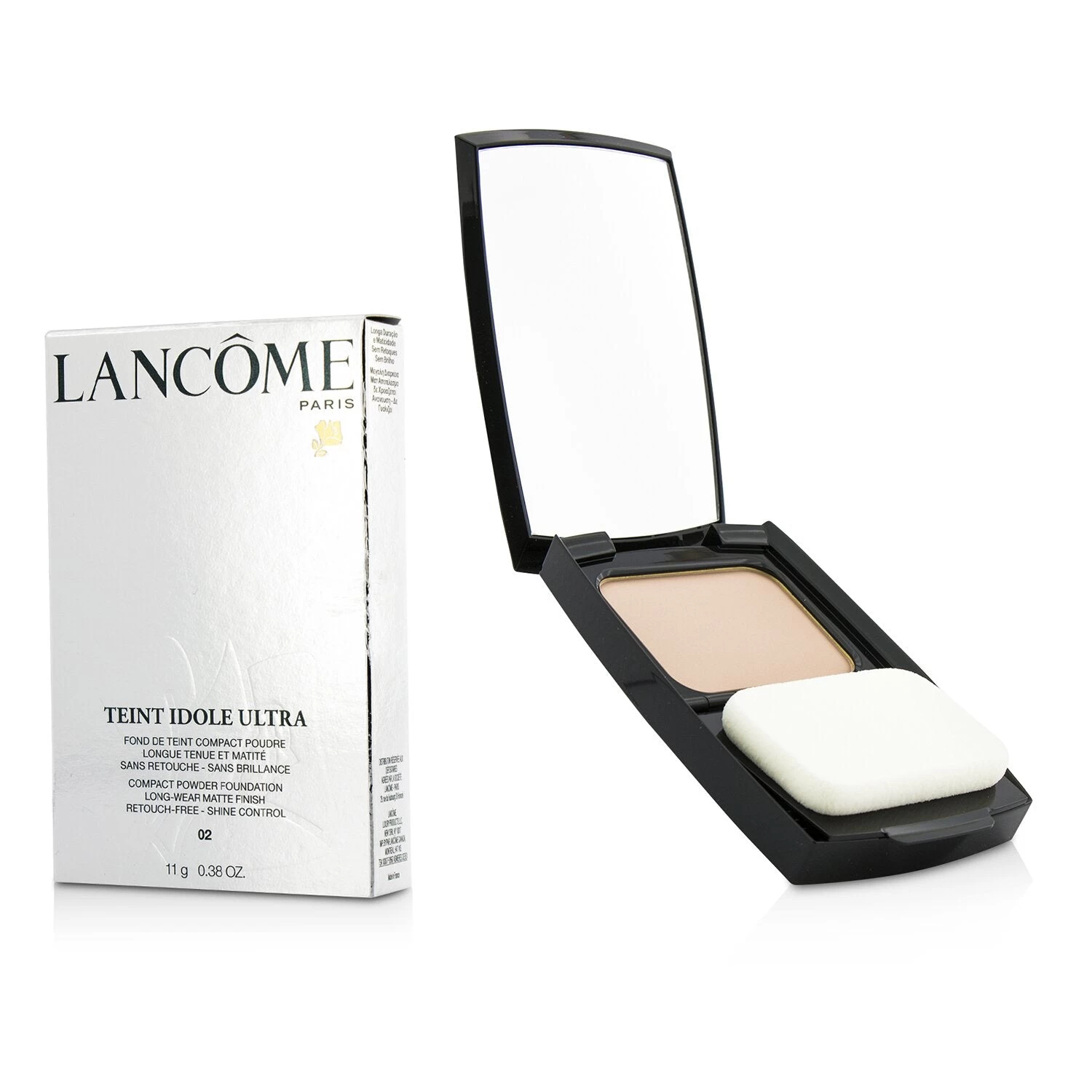 Lancome Teint Idole Ultra Compact Powder Foundation (Long Wear Matte Finish) - #01 Beige Albatre (Box Slightly Damaged) 11g/0.38oz - Image 4