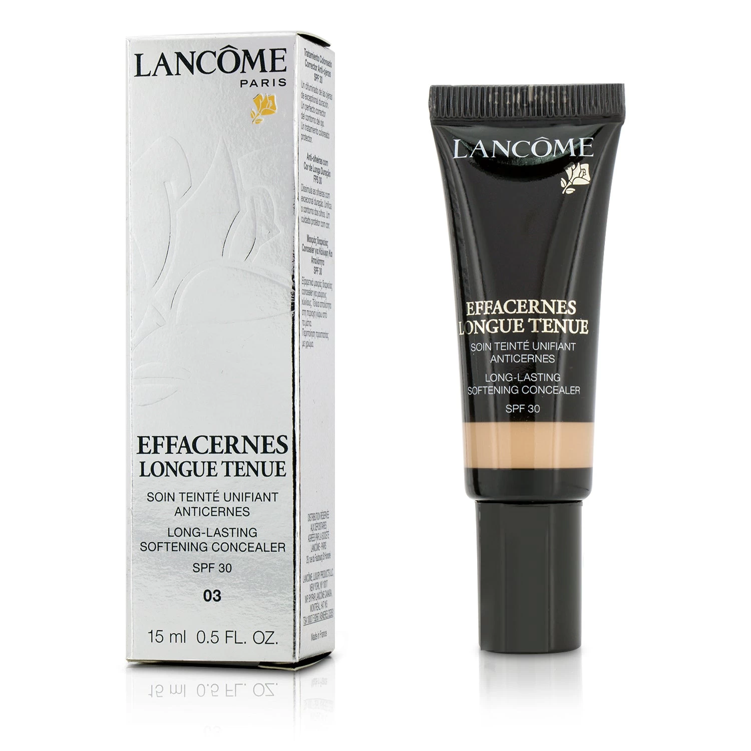 Lancome Effacernes Long Lasting Softening Concealer SPF30 - #01 Beige Pastel 15ml/0.5oz - Image 9