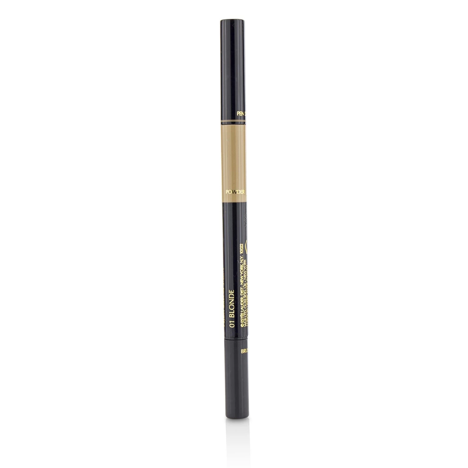 Estee Lauder The Brow MultiTasker 3 In 1 (Brow Pencil, Powder And Brush) - # 05 Black 0.45g/0.018oz - Image 4