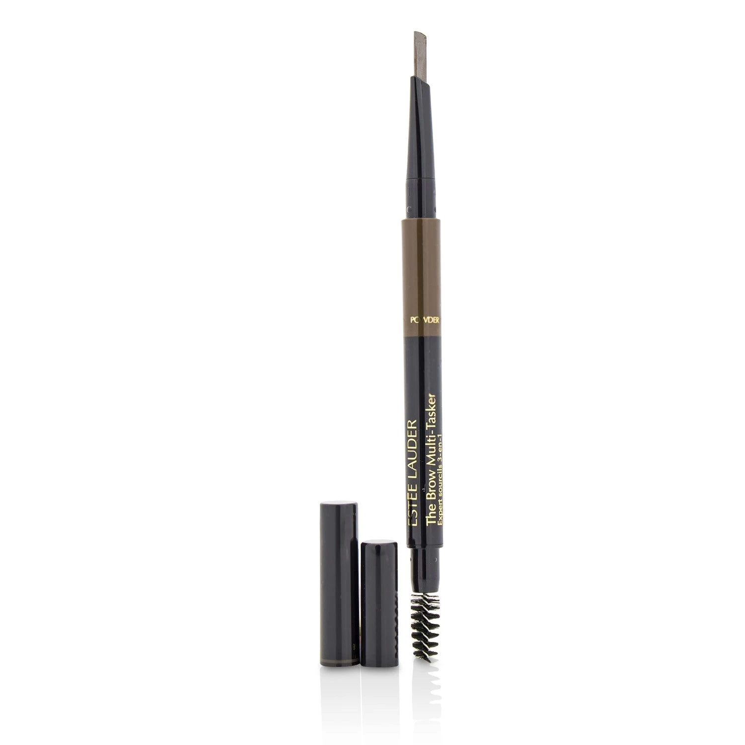 Estee Lauder The Brow MultiTasker 3 In 1 (Brow Pencil, Powder And Brush) - # 05 Black 0.45g/0.018oz - Image 9