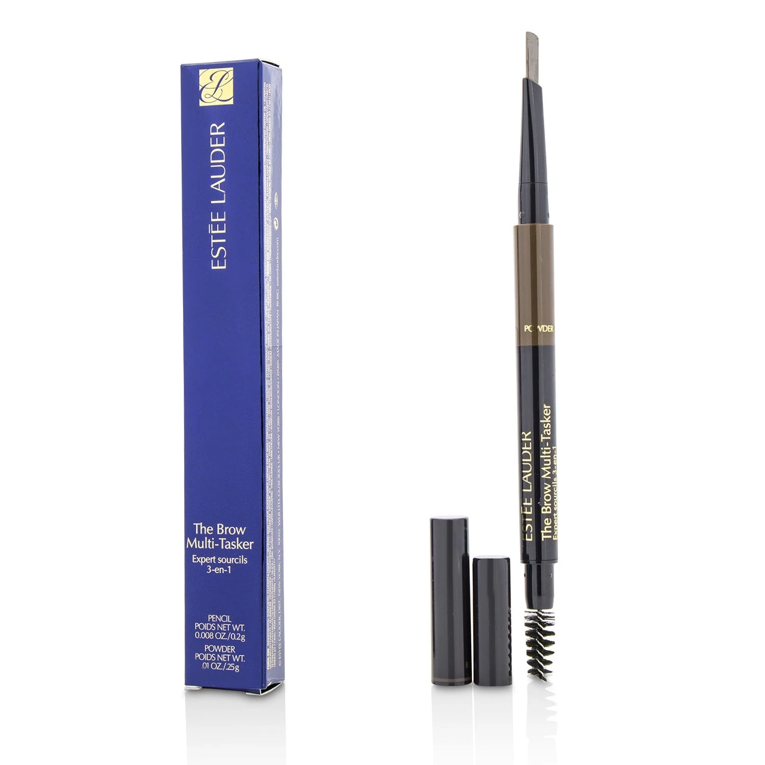 Estee Lauder The Brow MultiTasker 3 In 1 (Brow Pencil, Powder And Brush) - # 02 Light Brunette 0.45g/0.018oz - Image 7