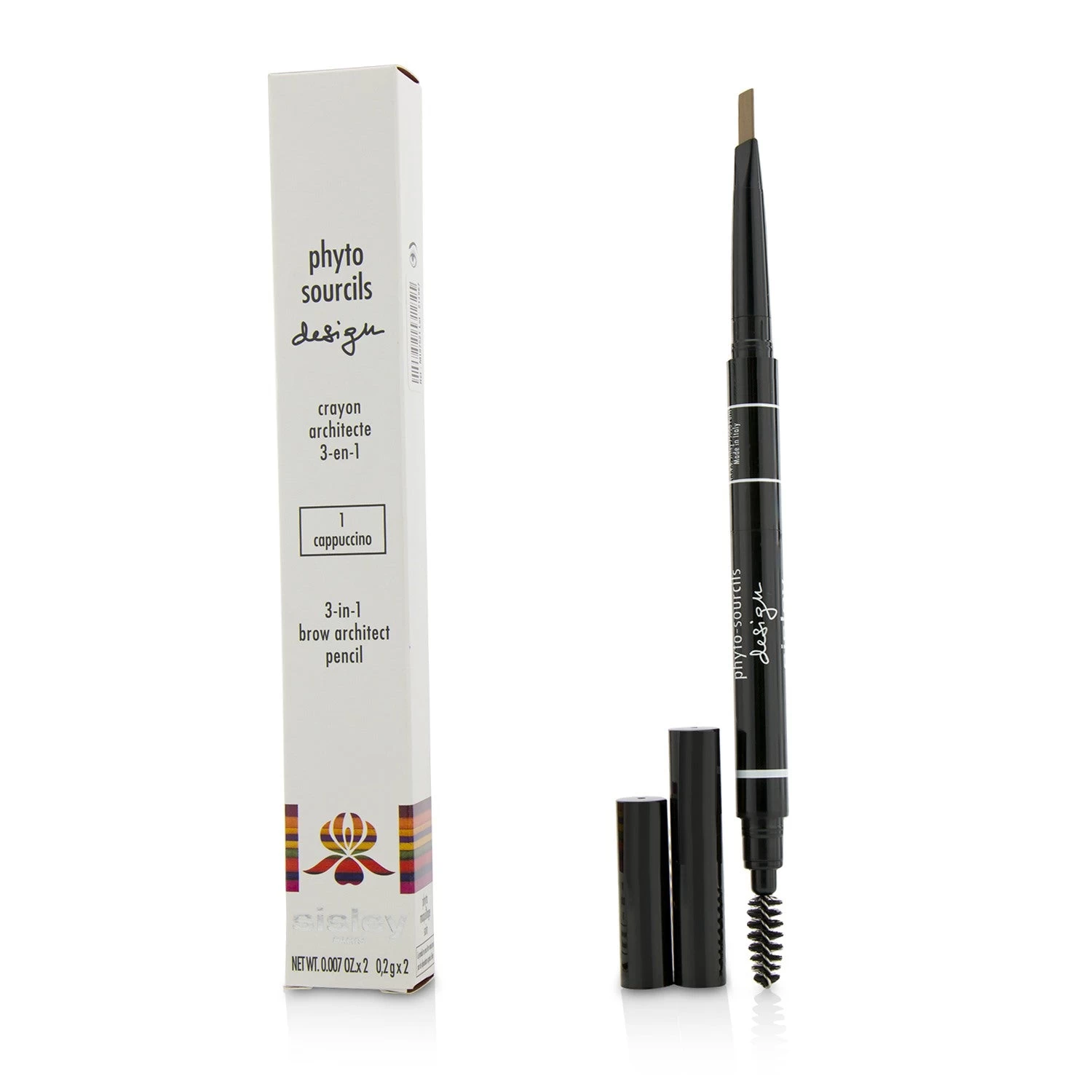 Sisley Phyto Sourcils Design 3 In 1 Brow Architect Pencil - # 1 Cappuccino 2x0.2g/0.007oz