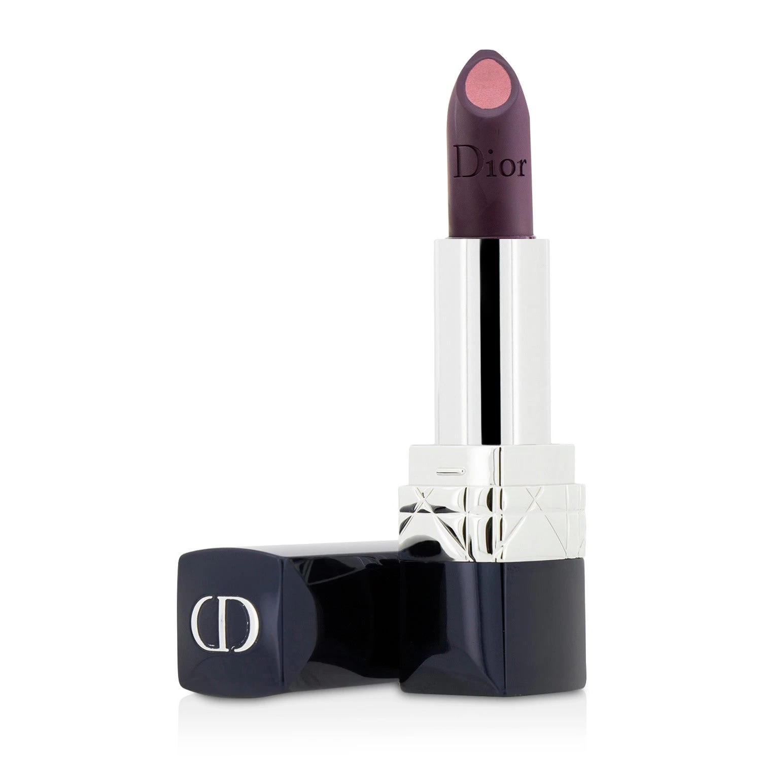 Christian Dior Rouge Dior Double Rouge Matte Metal Colour & Couture Contour Lipstick - # 552 Lively Fire 3.5g/0.12oz - Image 4