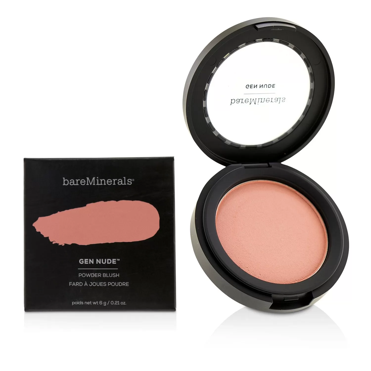 BareMinerals Gen Nude Powder Blush - # Pretty In Pink (Box Slightly Damaged) 6g/0.21oz - Image 7