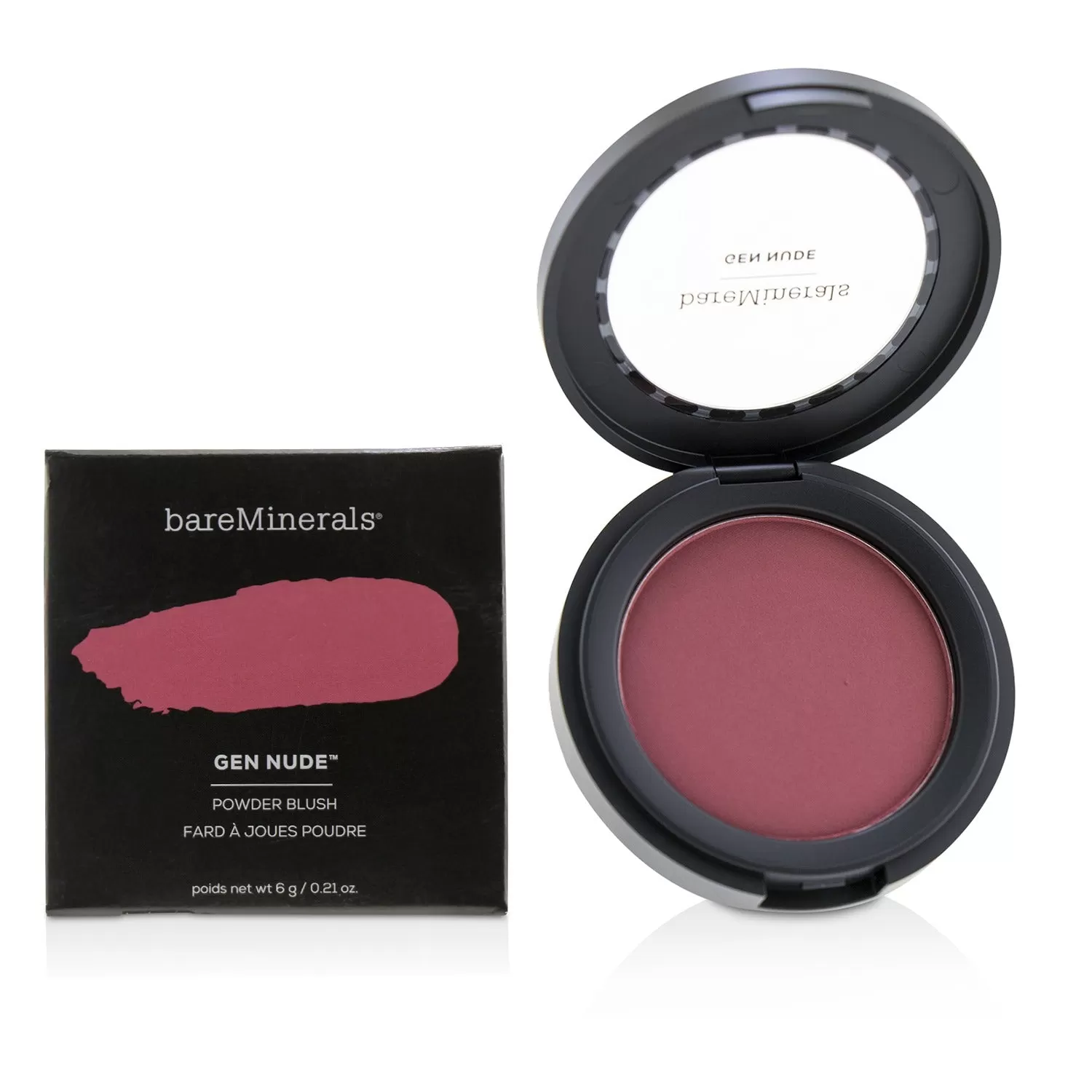 BareMinerals Gen Nude Powder Blush - # Pretty In Pink (Box Slightly Damaged) 6g/0.21oz - Image 10