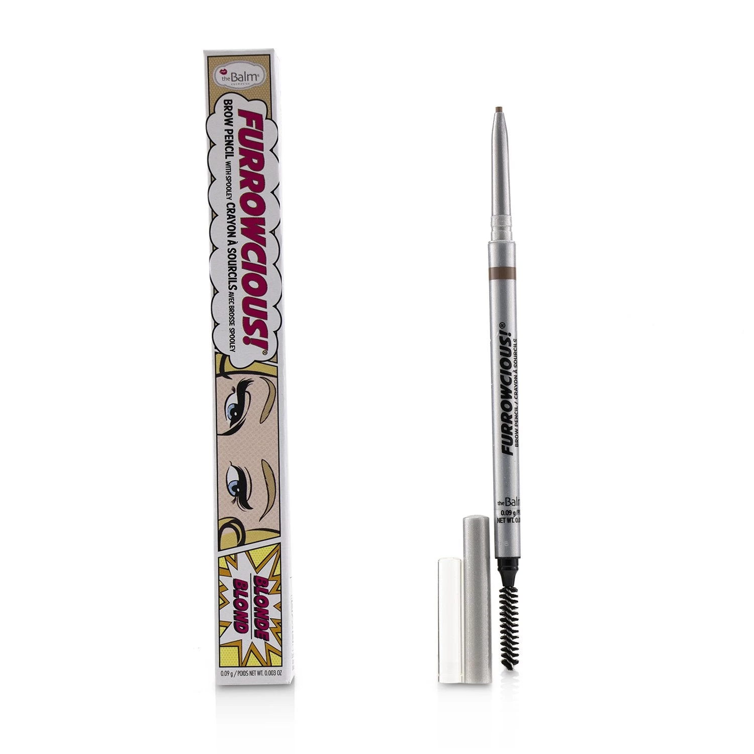 TheBalm Furrowcious Brow Pencil With Spooley - # Light Brown 0.09g/0.003oz - Image 4