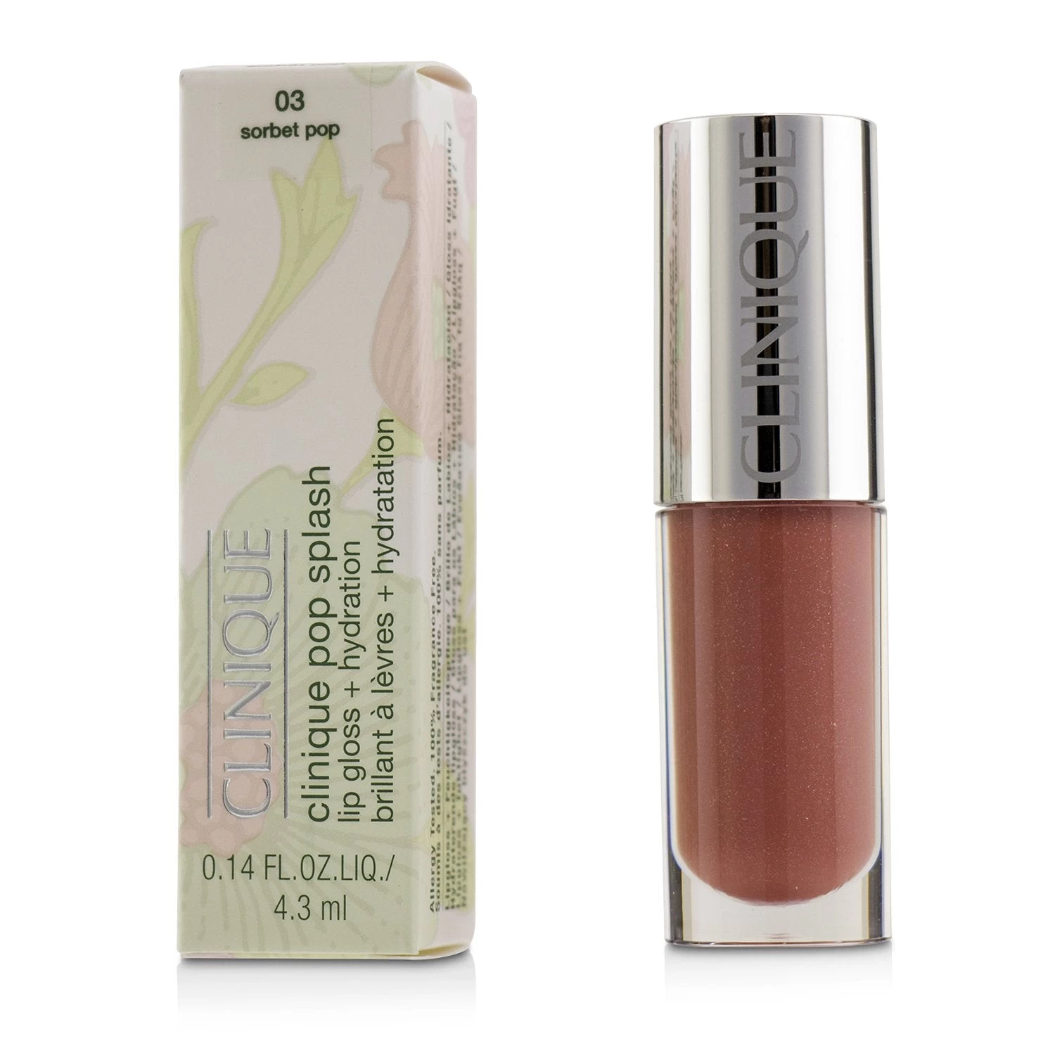 Clinique Pop Splash Lip Gloss + Hydration - # 12 Rosewater Pop 4.3ml/0.14oz - Image 5