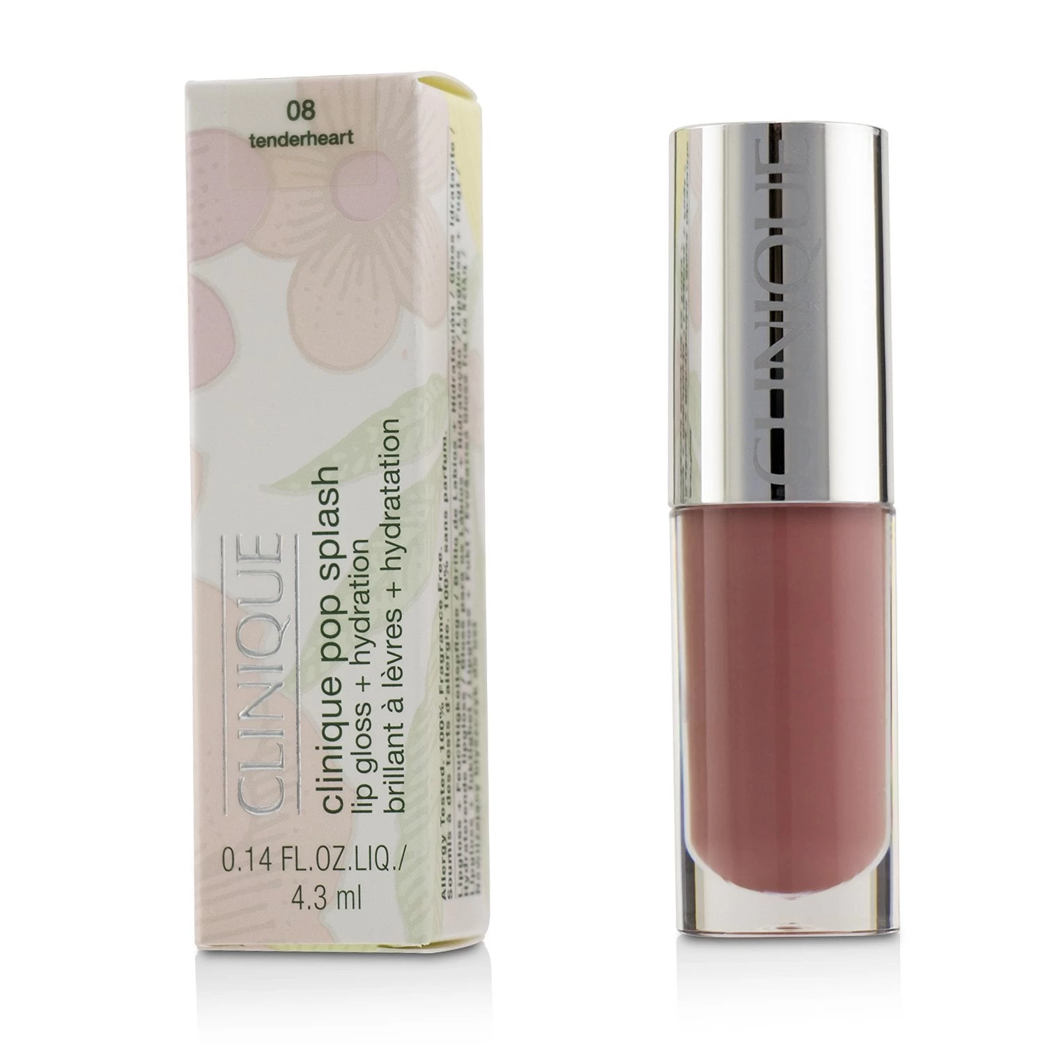 Clinique Pop Splash Lip Gloss + Hydration - # 12 Rosewater Pop 4.3ml/0.14oz - Image 8