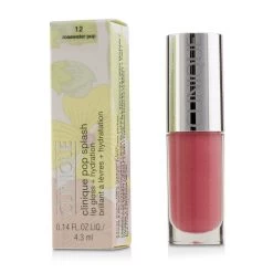 Clinique Pop Splash Lip Gloss + Hydration - # 12 Rosewater Pop 4.3ml/0.14oz