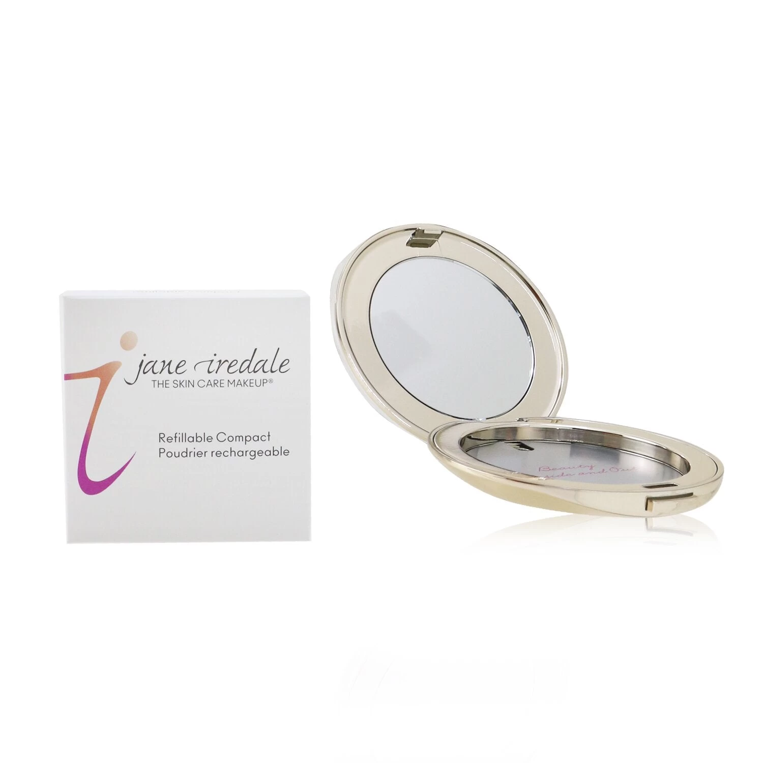 Jane Iredale Refillable Compact (Empty Case) - Rose Gold - Image 2