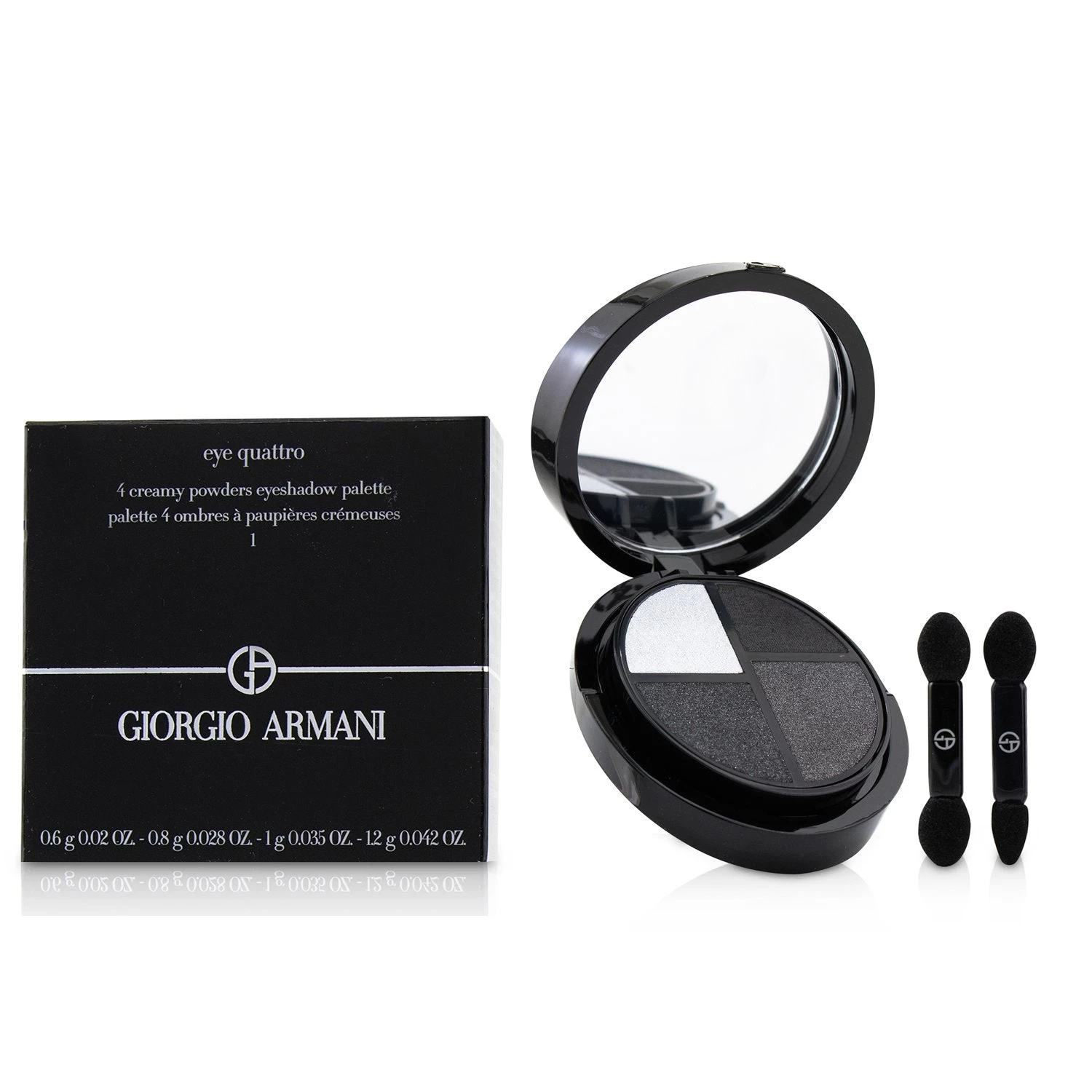 Giorgio Armani Eye Quattro 4 Creamy Powders Eyeshadow Palette - # 5 Paparazzi 3.6g/0.125oz - Image 2