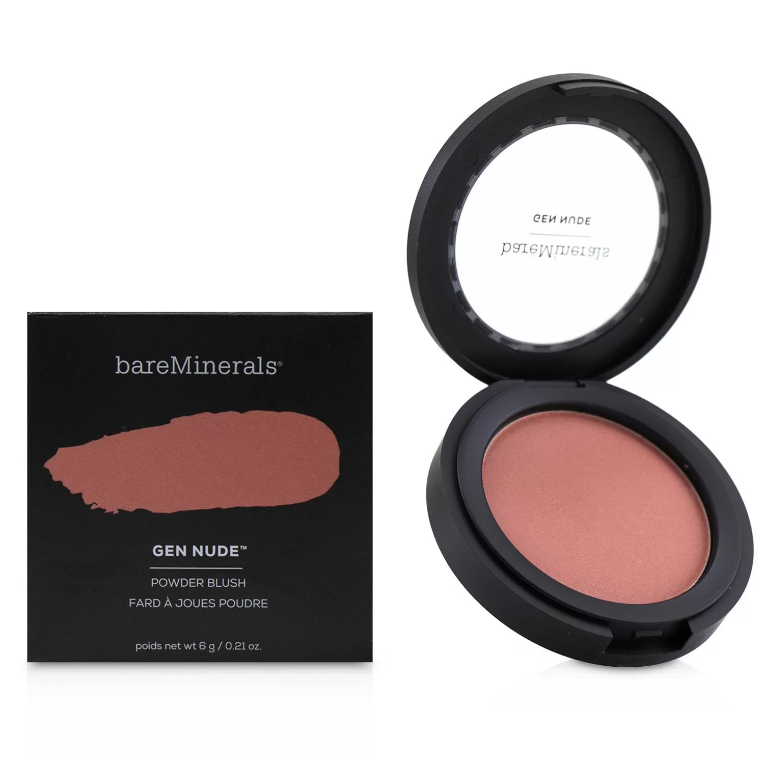 BareMinerals Gen Nude Powder Blush - # Pretty In Pink (Box Slightly Damaged) 6g/0.21oz - Image 17