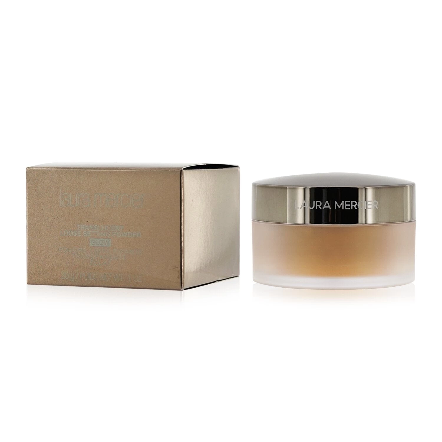 Laura Mercier Loose Setting Powder Glow - Translucent Medium Deep (Box Slightly Damaged) 29g/1oz - Image 2