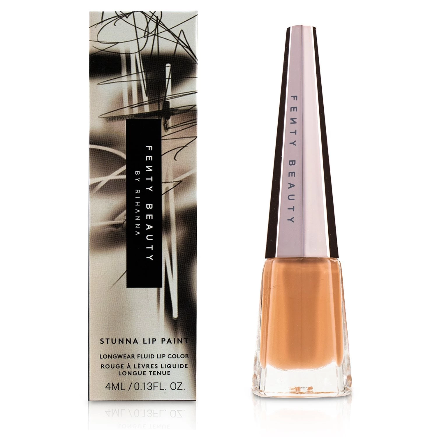 Fenty Beauty By Rihanna Stunna Lip Paint Longwear Fluid Lip Color - # Unattached (Bright Coral) 4ml/0.13oz - Image 3