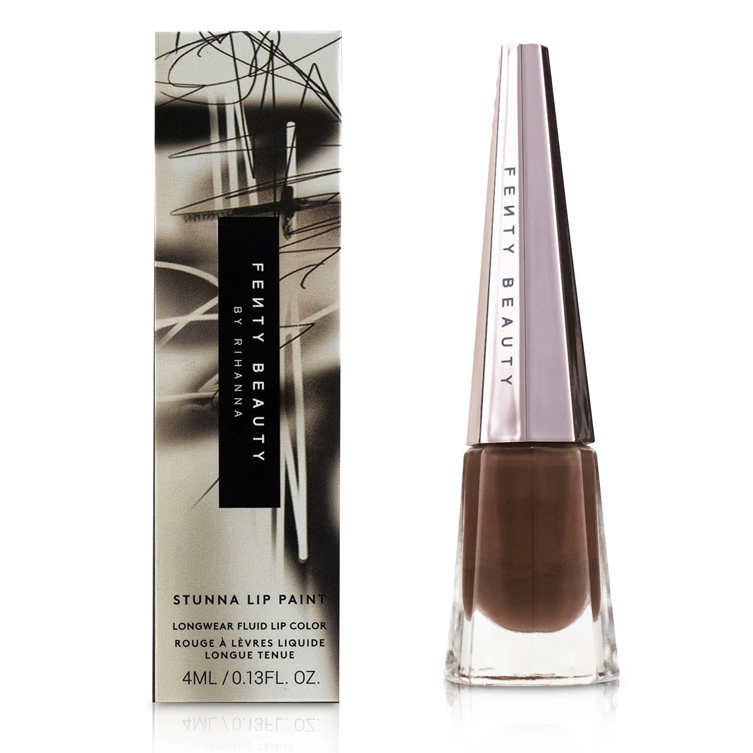 Fenty Beauty By Rihanna Stunna Lip Paint Longwear Fluid Lip Color - # Unattached (Bright Coral) 4ml/0.13oz - Image 6