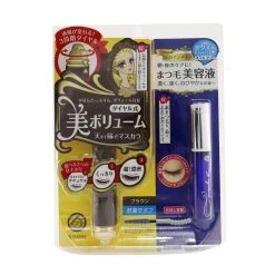 KISS ME Heroine Make SP Heroine Make Volume Control Mascara & Watering Eyelash Serum Set - # 02 Brown 2pcs