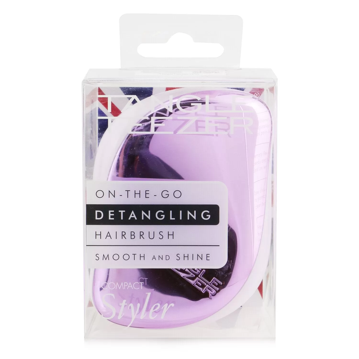 Tangle® Teezer Tangle Teezer Compact Styler On-The-Go Detangling Hair Brush - # Lilac Gleam 1pc - Image 2