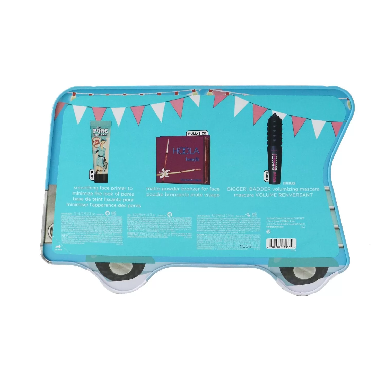Benefit Gorgeous Travels Fast Set: Mini The POREfessional Face Primer 7.5ml + Hoola Matte Powder Bronzer 8g + Mini BADgal BANG! Volumizing Mascara 4g 3pcs - Image 3