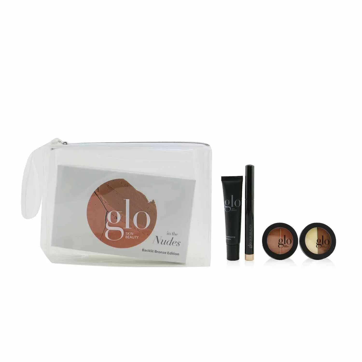 Glo Skin Beauty In The Nudes (Shadow Stick + Cream Blush Duo + Eye Shadow Duo + Lip Balm) - # Pop Of Pink Edition 4pcs+1bag - Image 3