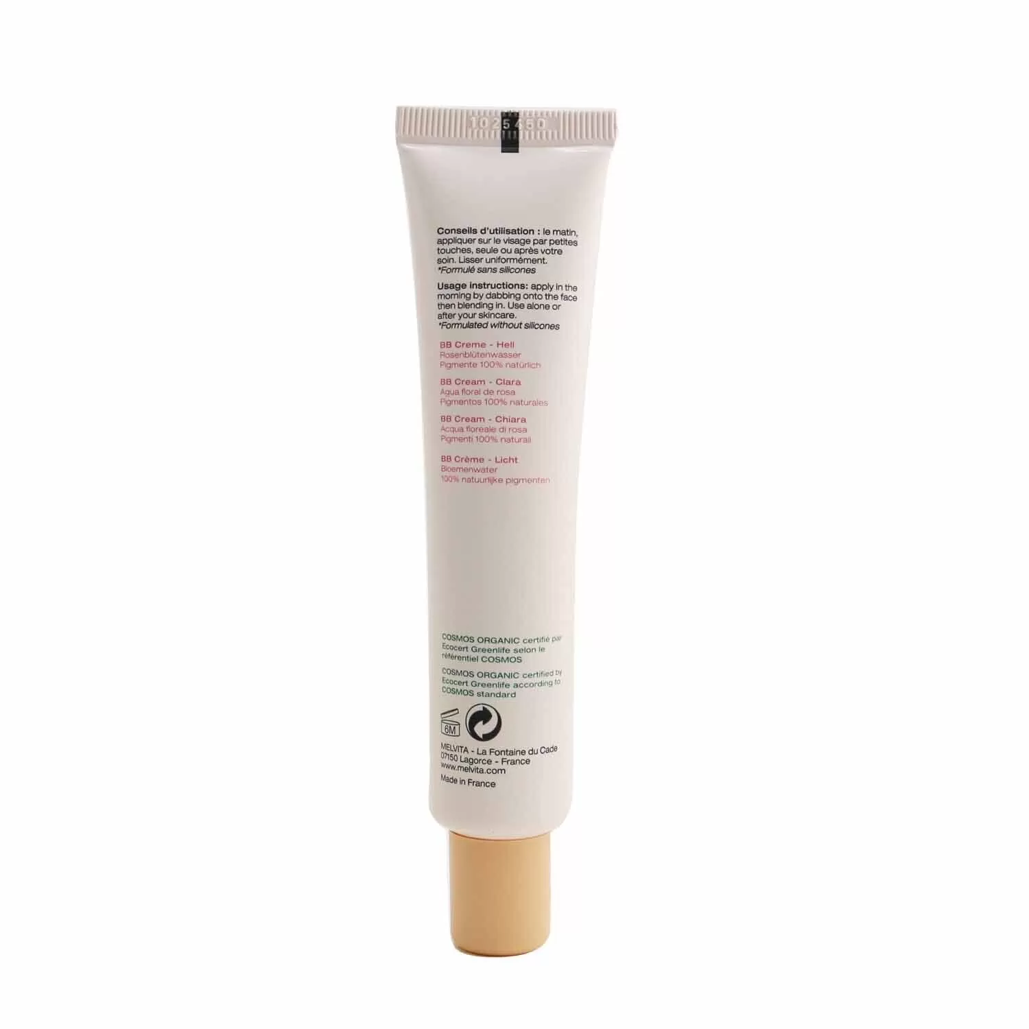 Melvita Nectar De Roses BB Cream Complexion Enhancer - # Fair 40ml/1.3oz - Image 3