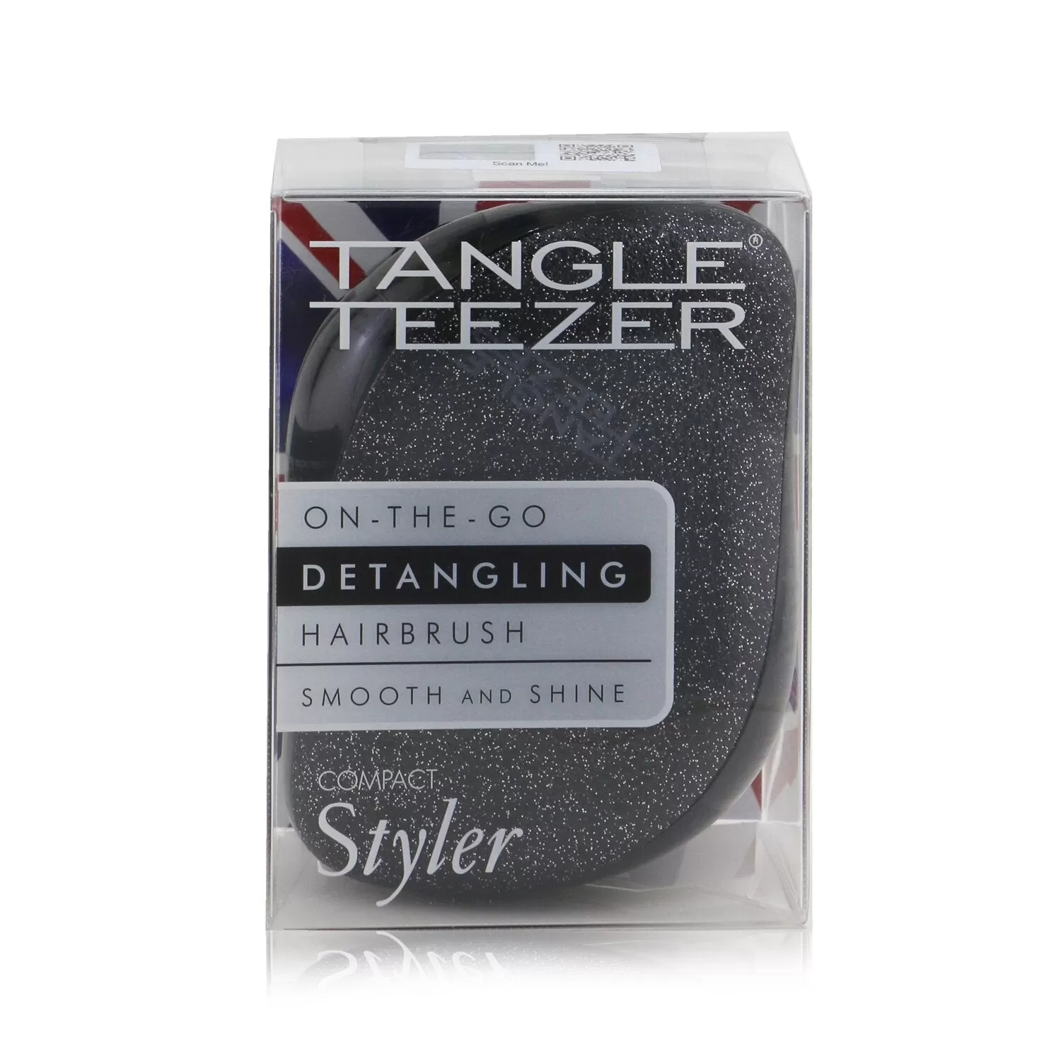 Tangle® Teezer Tangle Teezer Compact Styler On-The-Go Detangling Hair Brush - # Onyx Sparkle 1pc
