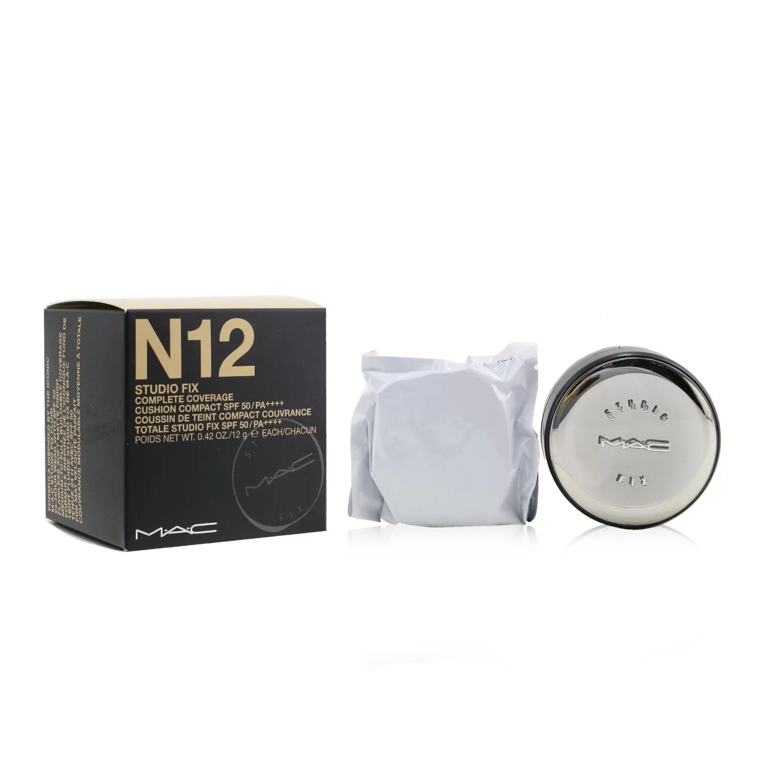 MAC Studio Fix Complete Coverage Cushion Compact SPF 50 (With An Extra Refill) - # NC20 2x12g/0.42oz - Image 11