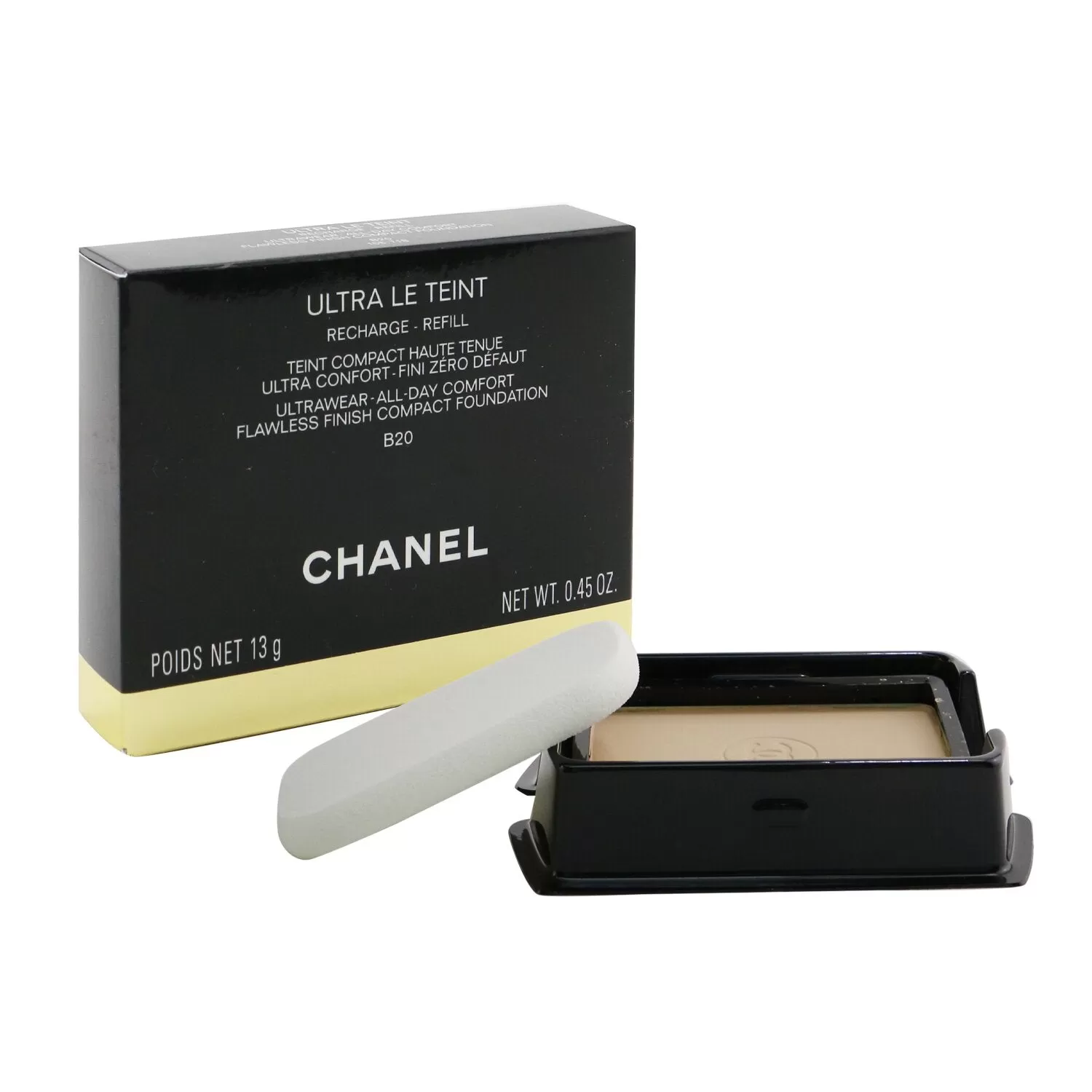 Chanel Ultra Le Teint Ultrawear All Day Comfort Flawless Finish Compact Foundation Refill - # B40 13g/0.45oz - Image 3