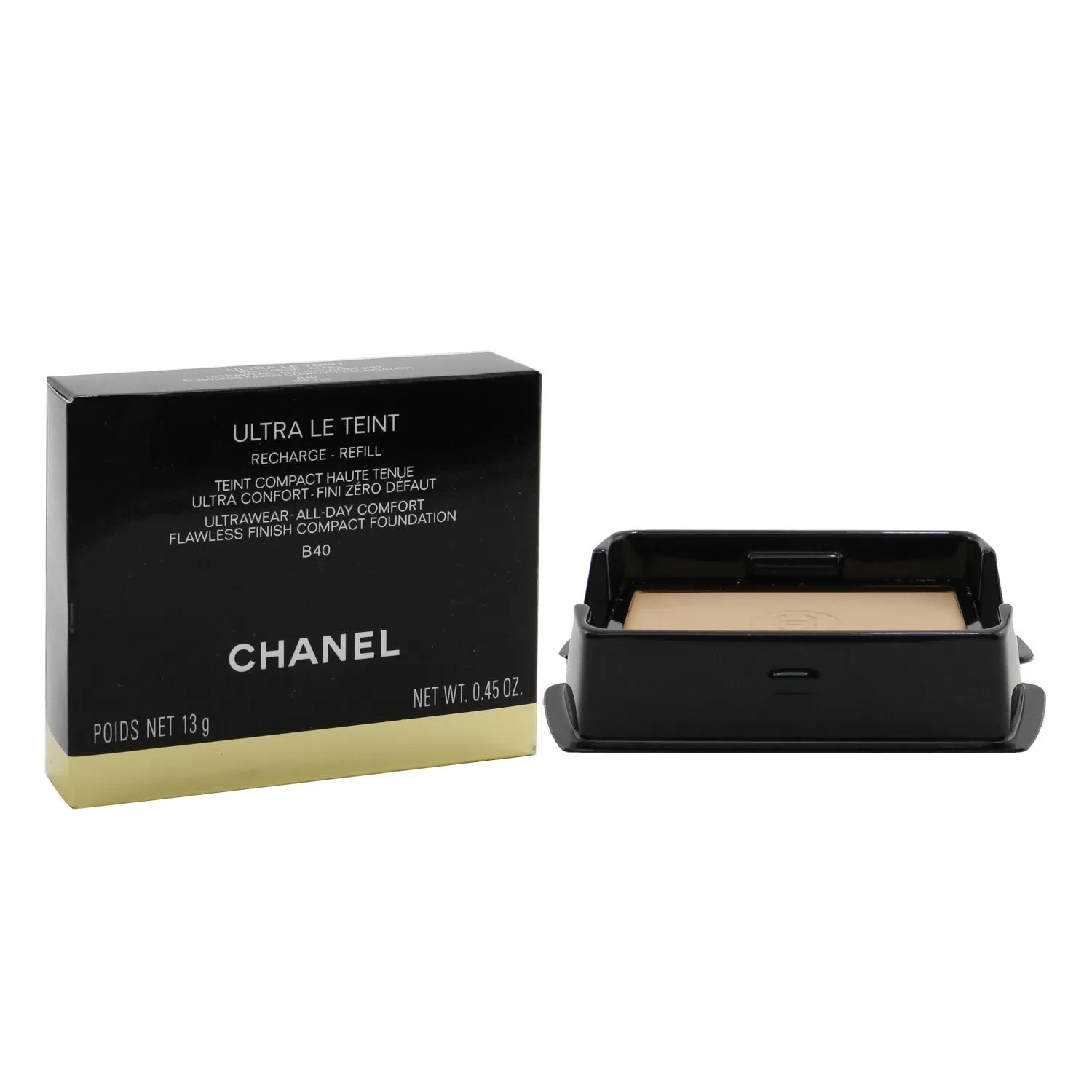Chanel Ultra Le Teint Ultrawear All Day Comfort Flawless Finish Compact Foundation Refill - # B40 13g/0.45oz - Image 11