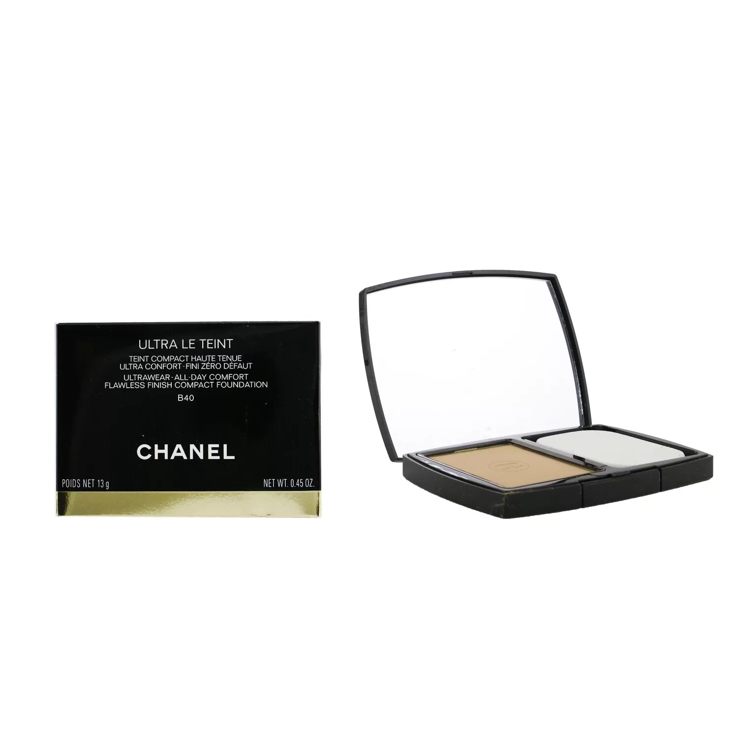 Chanel Ultra Le Teint Ultrawear All Day Comfort Flawless Finish Compact Foundation - # B40 13g/0.45oz - Image 11