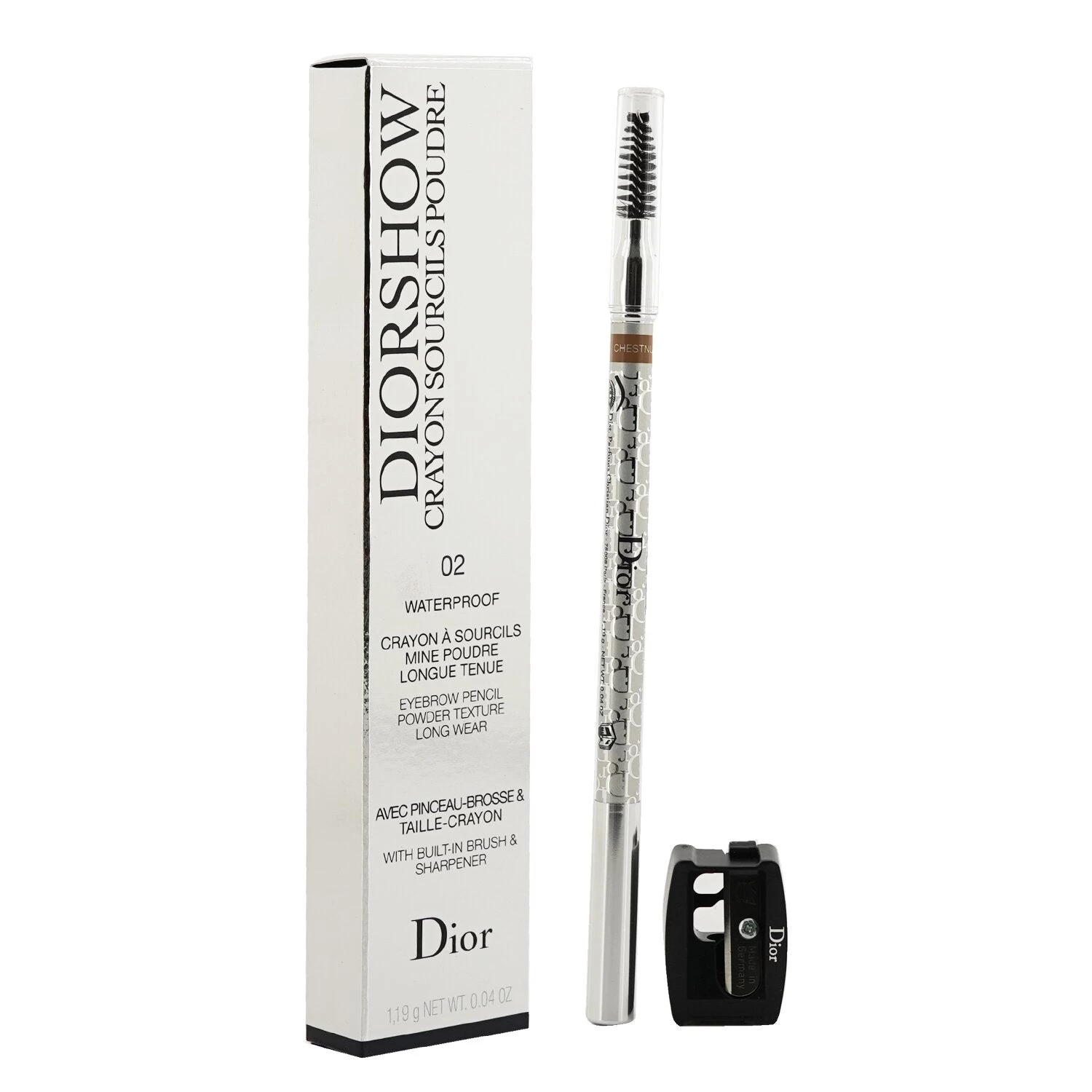 Christian Dior Diorshow Waterproof Crayon Sourcils Poudre - # 04 Auburn 1.19g/0.04oz - Image 15
