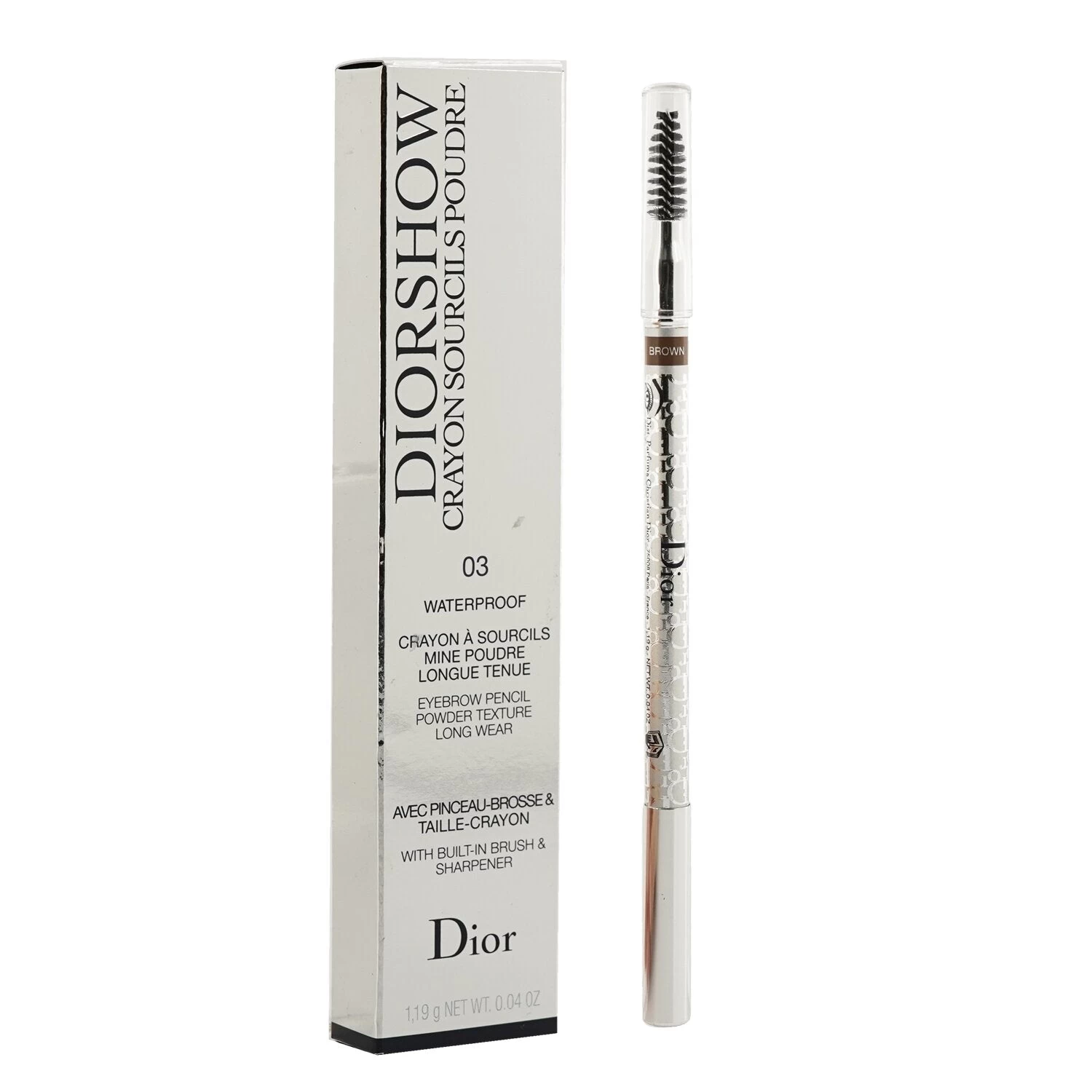 Christian Dior Diorshow Waterproof Crayon Sourcils Poudre - # 04 Auburn 1.19g/0.04oz - Image 9
