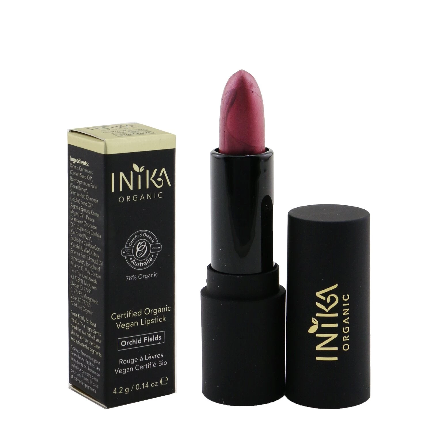 INIKA Organic Certified Organic Vegan Lipstick - # Auburn Ambition 4.2g/0.14oz - Image 11
