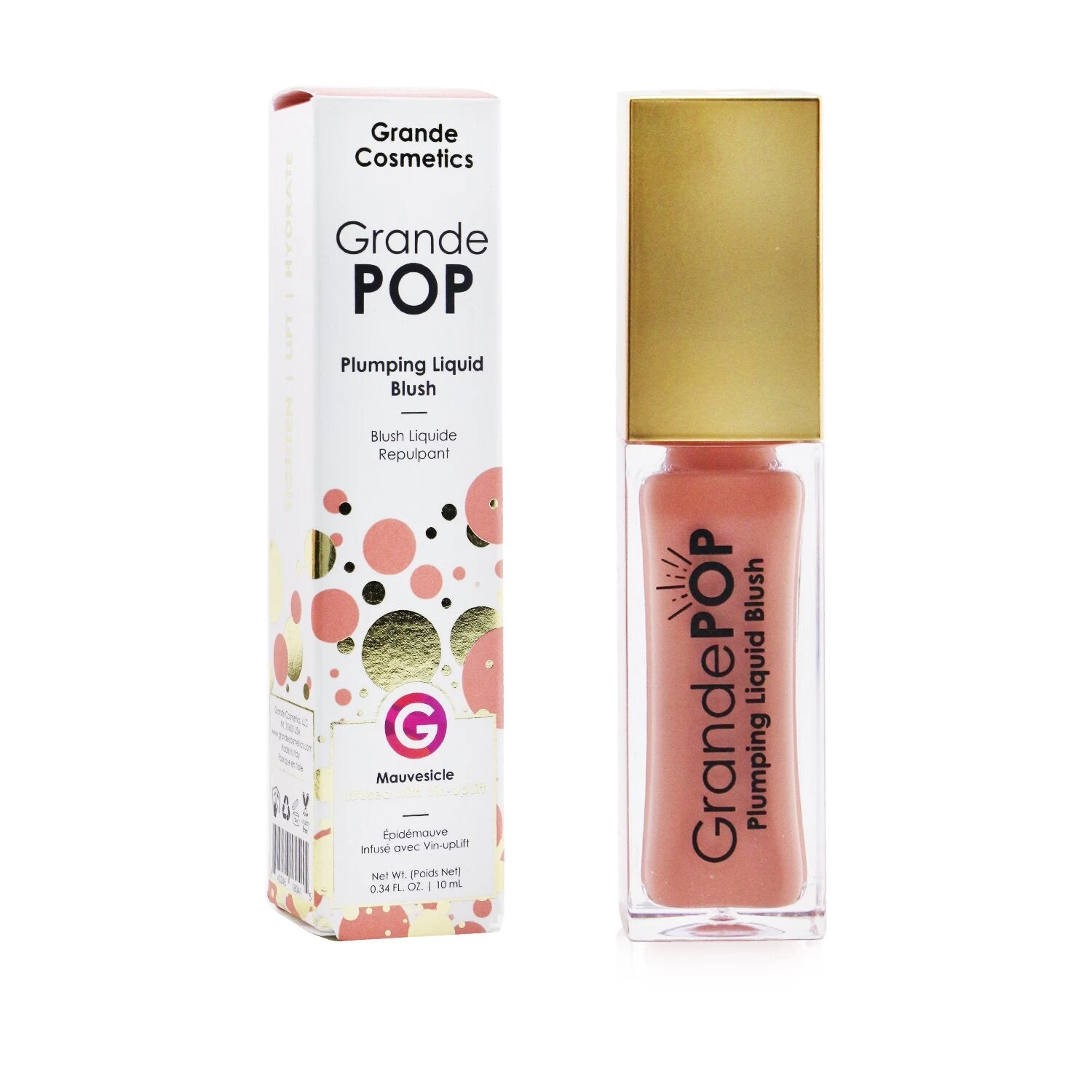 Grande Cosmetics (GrandeLash) GrandePOP Plumping Liquid Blush - # Tiramisu 10ml/0.34oz - Image 8