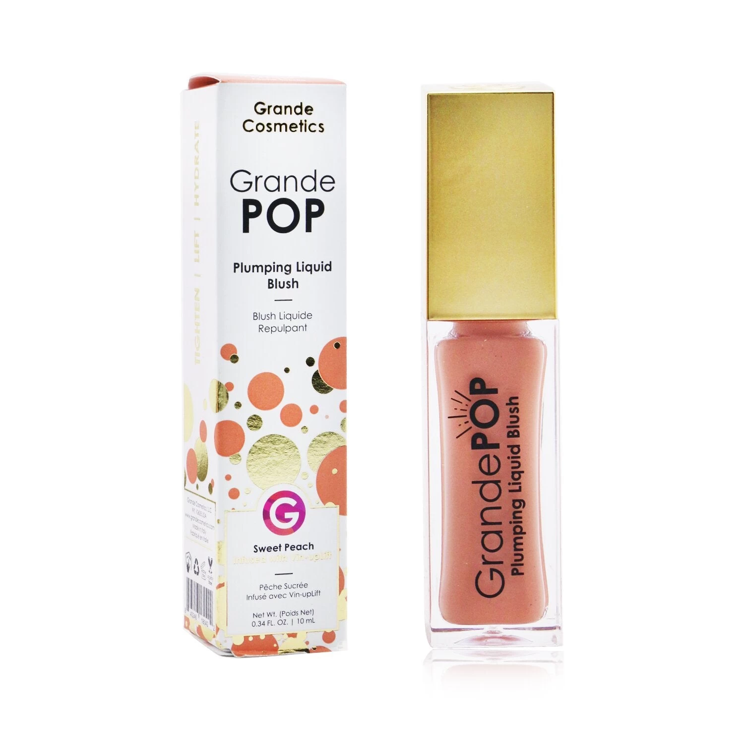 Grande Cosmetics (GrandeLash) GrandePOP Plumping Liquid Blush - # Tiramisu 10ml/0.34oz - Image 11