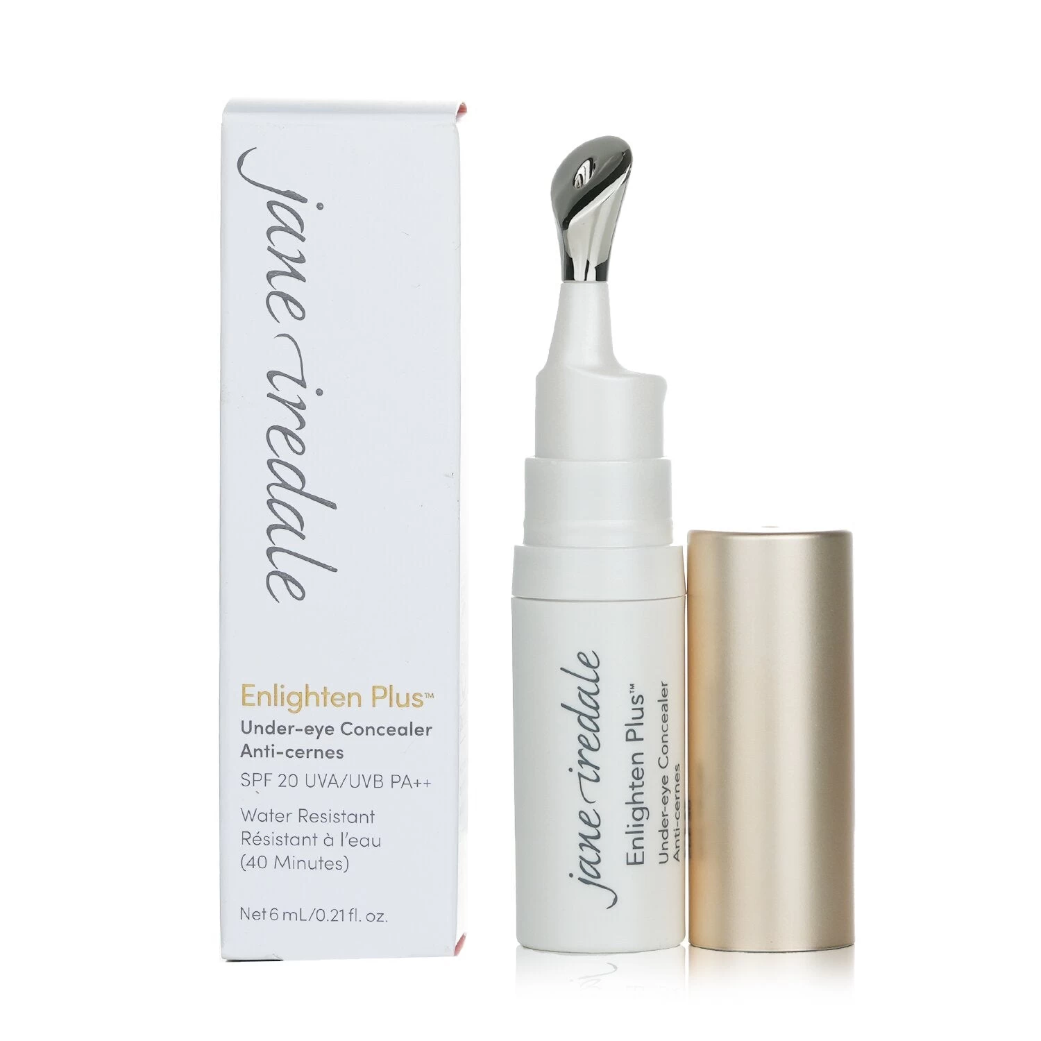 Jane Iredale Enlighten Plus Under Eye Concealer SPF 20 - # 4 Peach Brown 6ml/0.21oz - Image 2