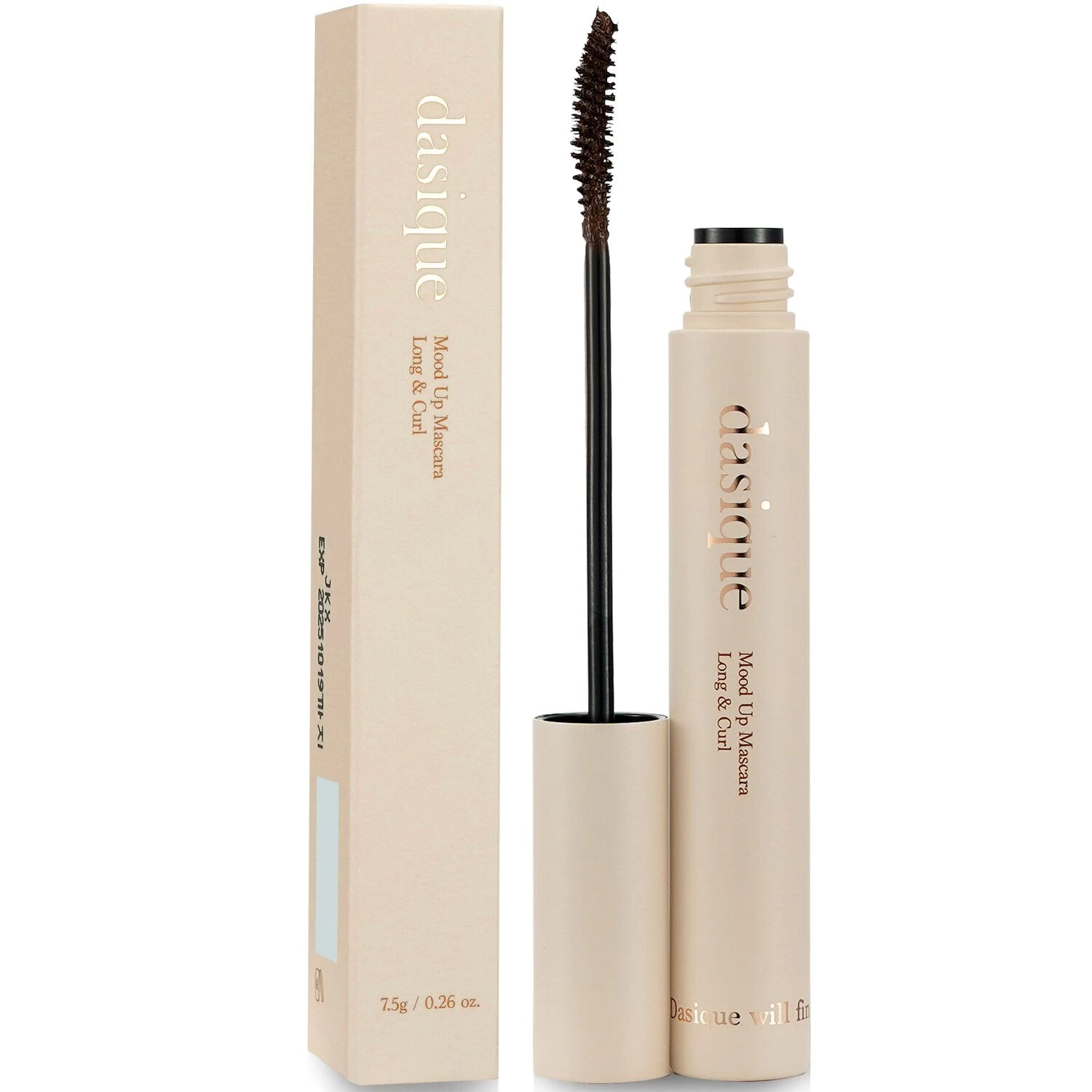 Dasique Mood Up Mascara Long & Curl - # 02 Choco Brown 7.5g/0.26oz - Image 2