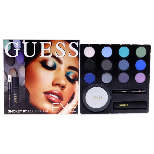 Guess Beauty Eye Lookbook - 101 Smokey By Guess For Women - 3 Pc Kit 0.14oz Volumizing Black Mascara, 0.48oz Eye Shadow, 0.017oz Soft Kohl Black Eyeliner