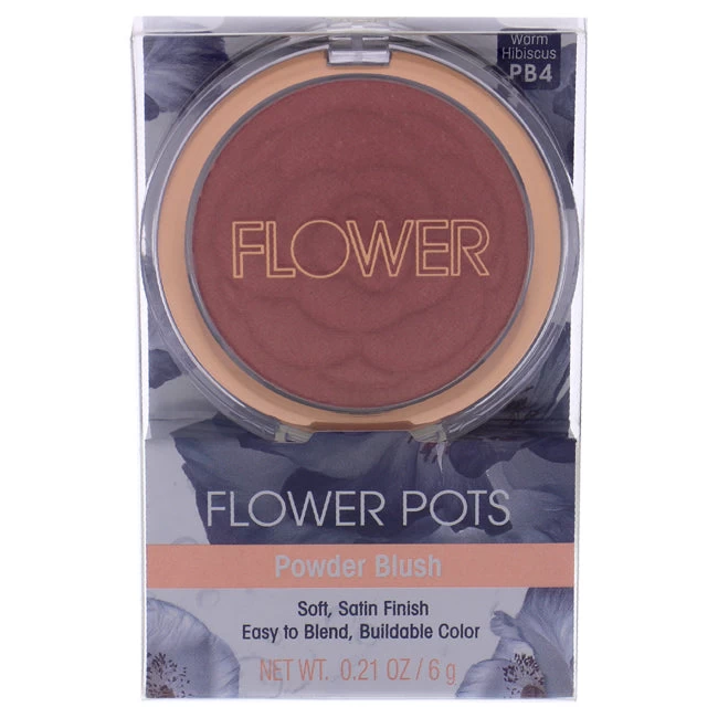 Flower Beauty Flower Pots Powder Blush - Warm Hibiscus By Flower Beauty For Women - 0.21 Oz Blush