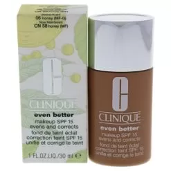 Clinique Even Better Makeup SPF 15 - 06 Honey MF-G - Dry To Combination Oily Skin By Clinique For Women - 1 Oz Foundation